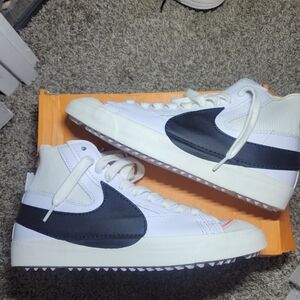 Nike Blazer Jumbo Black and white High tops
